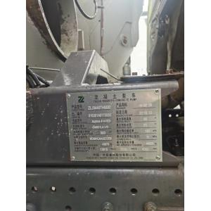 2018 used Original 56 Meter Zoomlion Green Concrete Pump with Benz Chassis