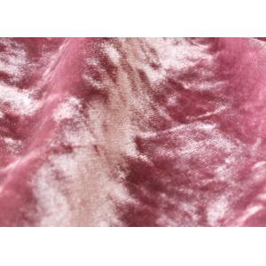 Sofa Crushed Upholstery Polyester Velvet Fabric Tear Resistant