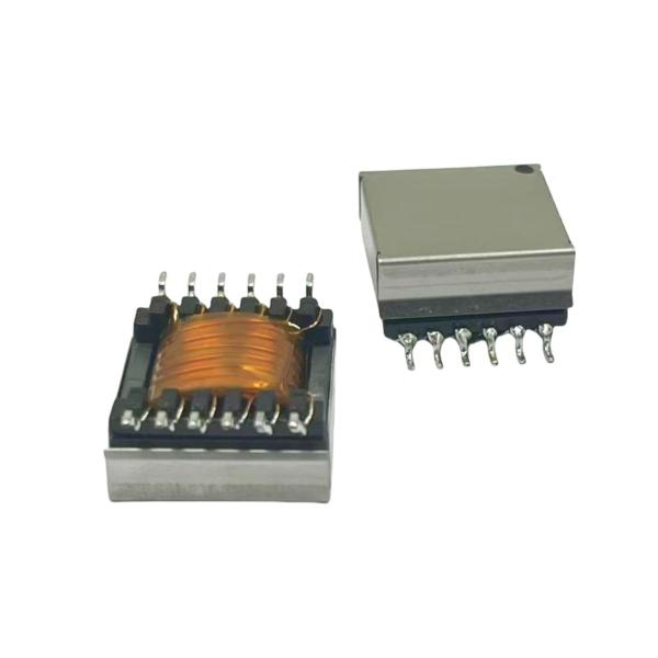 EFD20 Horizontal High Frequency Transformer with Iron Case SMD Transformer