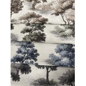 Tear Resistant Stripe Style Jacquard Upholstery Fabric Chenille Curtain Fabric