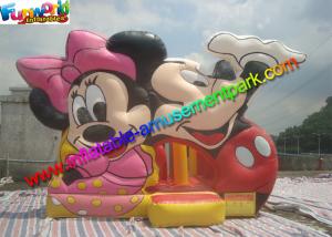 Wholesale Mickey Mouse Commercial Bouncy Castles ,  Inflatable Bounce House With PVC tarpaulin from china suppliers
