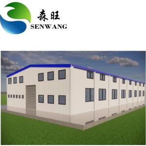 Custom Steel Structure Warehouse Building with H Section Frame
