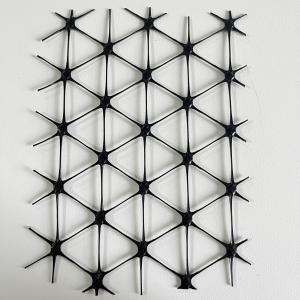 High Strength Plastic Triaxial Geogrid For Base Stabilization And Road Way