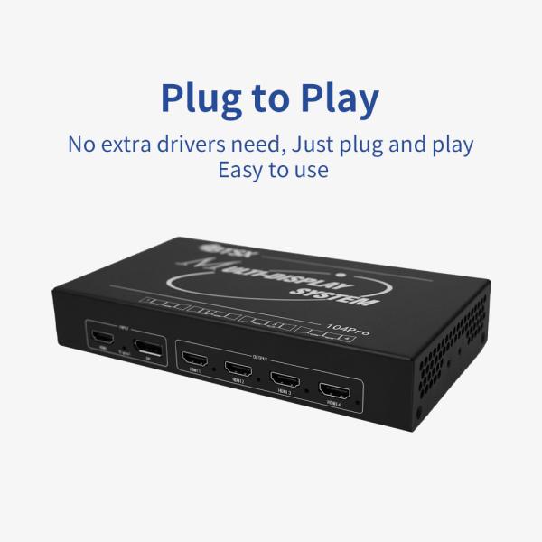 Quality Flexible Input/Output Video Wall Controller with 7680x2160 30Hz Resolutions For Large LED/LCD Displays for sale