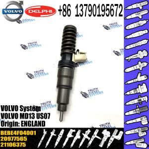 China Direct Sale Diesel Fuel Injector 21244717 21106375 BEBE4F04001 For VOL MD13 USO7 on sale