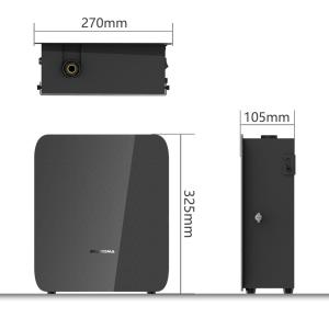 Wall mounted electric aromatherapy nebulizer humidifier scent diffuser system