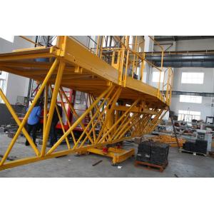 Mobile Elevating Mast Climbing Work Platform Steel Galvanized 3 Phase