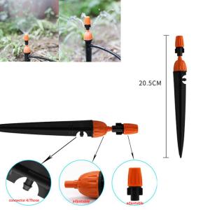 Dual Usage Water Spray Drip Irrigation Kit Adjustable Nozzles Watering System