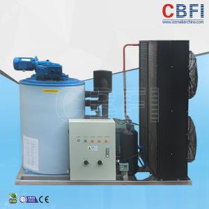 Germany Siemense PLC Edible Ice Flake Machine , Industrial Ice Maker Machine