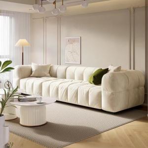 Double Sided Fabric Frosted Retro Velvet Sofa Square Combination