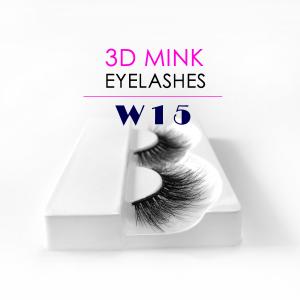 Cruelty Free 25MM Mink Lashes Natural Black Color With Customized Logo