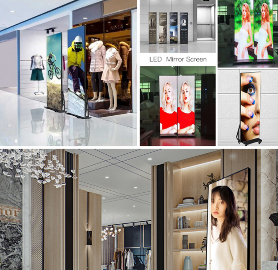 Full Display RK3288 Floor Standing Digital Signage For Advertising 35 Inches