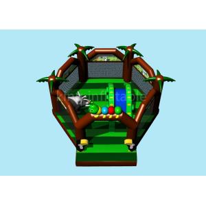 6x6m Pvc Tarpaulin Bounceland Inflatable Party Castle Bounce House