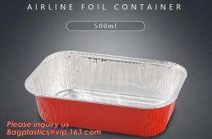 China Aireline Rectangle Shaped, Disposable Aluminum Foil Pan, Take-Out Food Containers, Foil Cake Cup on sale