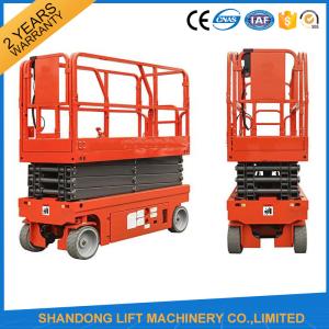 Small Mobile Electric Hydraulic Lift Table for Rental / Material Handling /