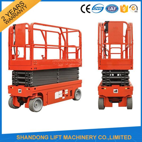 Small Mobile Electric Hydraulic Lift Table for Rental / Material Handling /