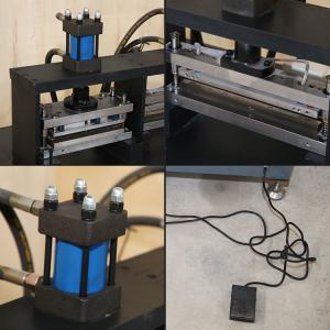 2.2KW Hydraulic PVC Card Punching Machine For A4 2*5 Layout 3000 Cards / Hour