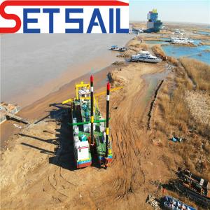 QHCSD-228 Diesel Engine Hydraulic Cutter Suction Sand Dredging Machinery