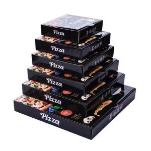 Custom Size Biodegradable Pizza Boxes for Takeaway Food Catering Eco-Friendly