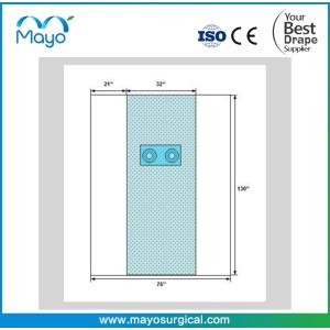 Surgical Solution Sterile Single use Surgical Angiography Drape with 2 holes