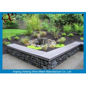 Zinc-Al Coated Welded Gabion Wire Mesh Green / Yellow / White Color available