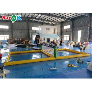 Inflatable Water Parks Adults Interactive Inflatable Water Volleyball Court