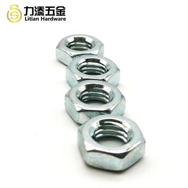 Q215Alloy Steel M16 Hex Nut Grade 8 Galvanized Black Zinc Plating Three