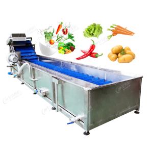 China Leafy Vegetables And Fruits Cleaning Lettuce Washer Potatoes Washing Machine on sale