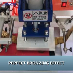 PVC Leather Logo Embossing Machine 50HZ 60HZ Semi Automatic