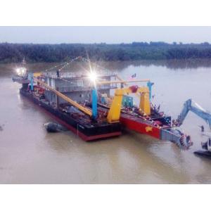 1000 KW Diesel Engine Power Small Dredger Machine For Sand Dredging From River