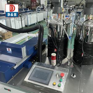PLC Control Electric Driven Vacuum Pressure Potting Machine For Two Component