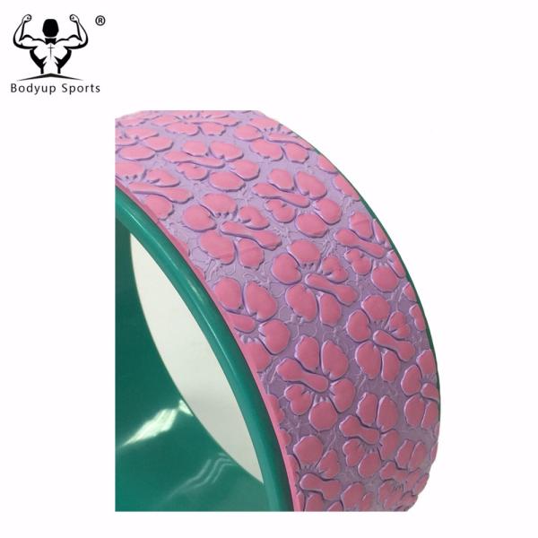 1.25kg Dharma Yoga Wheel , TPE / ABS Cork Yoga Wheel With Private Label