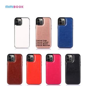 Wholesale 0.05kg Minibook Protective Mobile Phone Case for Iphone 13 12 PU Leather from china suppliers