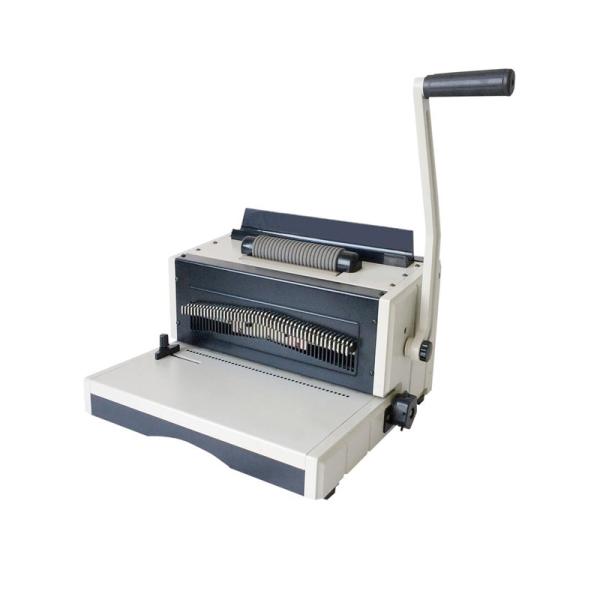 Quality 6.35mm 6.29mm Pitch PVC Coil Binding Punching Machine With Handle for sale