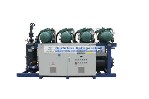 Wholesale Screw compressor unit with PLC control and CSH compressor for R407C 2℃ cold store from china suppliers