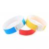 Paper Tyvek RFID Wristbands , Pre Printed HF RFID Wristband Access Control for sale