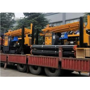 China 350 Meter Depth Crawler Land Drilling Machine With Diesel Power on sale
