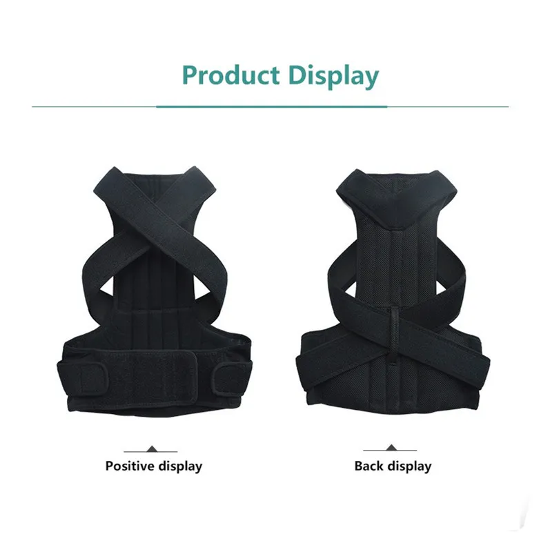 Men and Women Posture Belt Brace Clavicle Support Stop Slouching Hunching Adjustable Back Trainer Posture Corrector