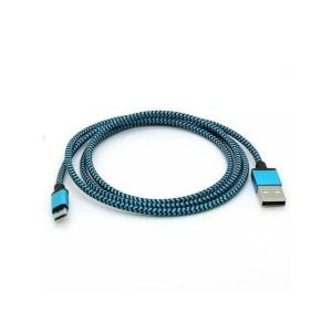 Data Sync Charging Micro Usb Cord Flexible 3.3FT Long Black Color For Andriod