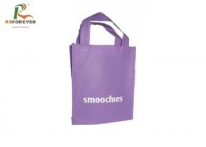 Wholesale Durable Handled Non Woven Polyester Tote Bags , Custom Logo Grocery Shopping Bags from china suppliers