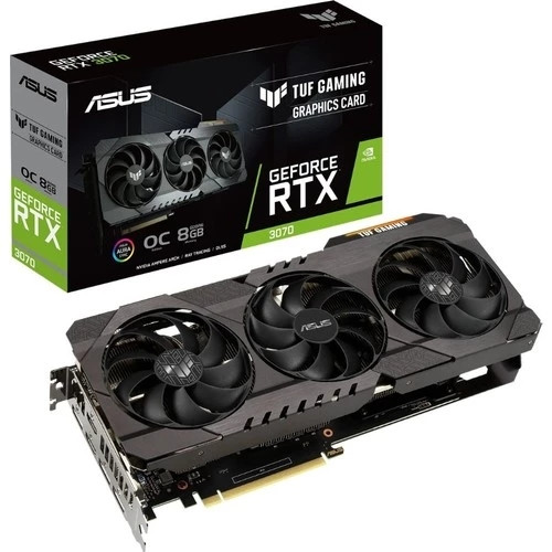 14 Gbps GPU Graphic Card ASUS TUF GeForce RTX 3070 OC 8GB 256Bit GDDR6 PCI