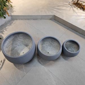 Fireproof Fiber Clay Planter Frost Resistant For Garden