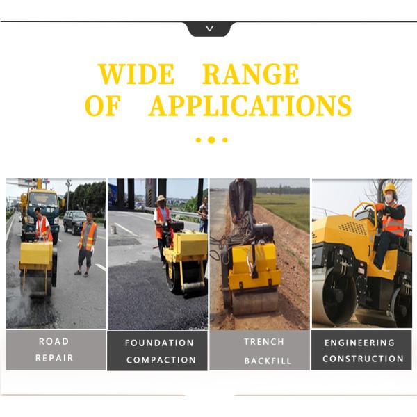 Mini Road Roller Construction Machine High Operating Efficiency for Fast Construction