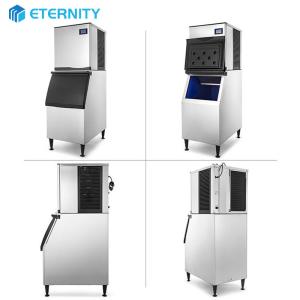 200KG 300kg 400kg 500kg ICEMA Ice Cube Maker Machine 760*830*1780mm Ice Size