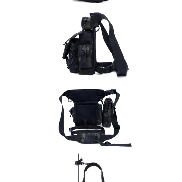 600D Nylon Outdoor Training Leg Bag Backpack For Camping with Nylon Lining Material