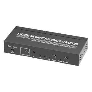 Support HDCP Pass Through 3x1 300MHz HDMI 4K Switcher