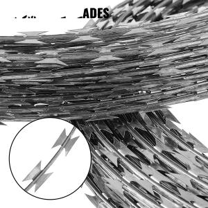 Anti-corrosion Superior Stainless Steel Razor Wire Fence BTO-22 for Cutting