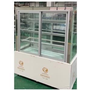 Factory Direct Sales Transparent Glass Right Angle Stainless Steel Cake