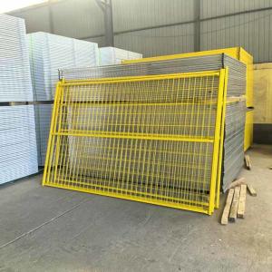 60mmx150mm Temporary Movable Fence Galvanized Mesh Panel For Construction