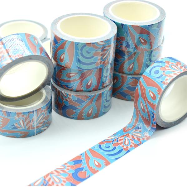 Wholesale Custom Printed Washi Tape Special Ink Ocean Designs Adhesive Paper Tape Masking Tape